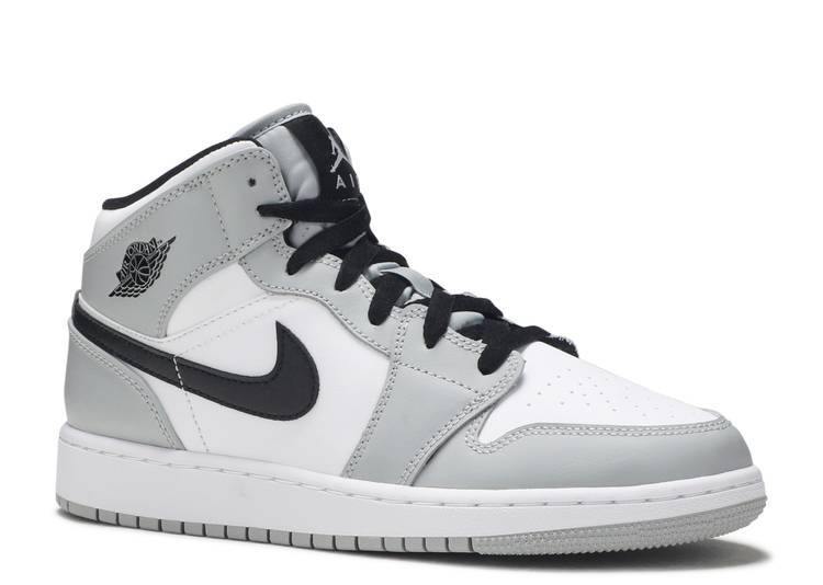 Jordan 1 Mid 'LIGHT SMOKE GREY'