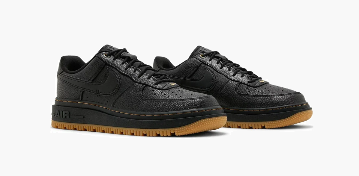Air Force 1 Luxe Black Gum