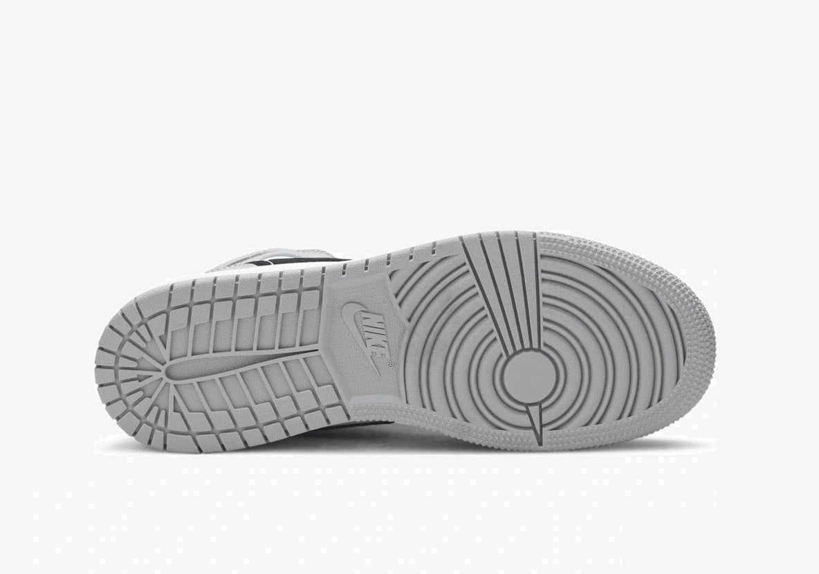 Air Jordan 1 Mid GS - Light Smoke Grey