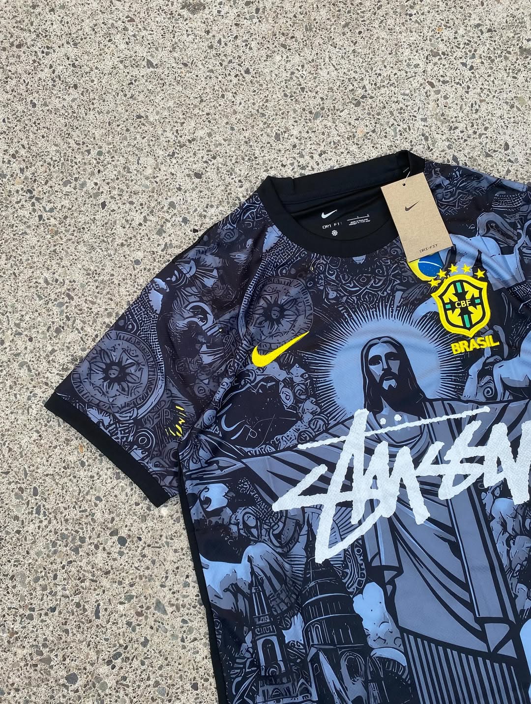 Brazil Christ The Reedemer x Stussy Jersey