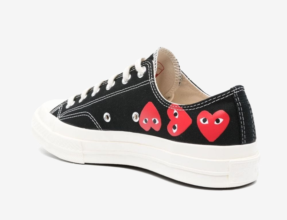Converse Chuck Taylor All-Star 70  x Comme des Garcons PLAY Black Multi Heart