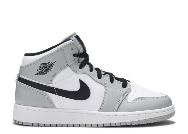 Jordan 1 Mid 'LIGHT SMOKE GREY'