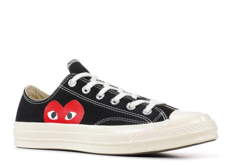 CDG X Chuck 70 LOW 'BLACK WHITE'