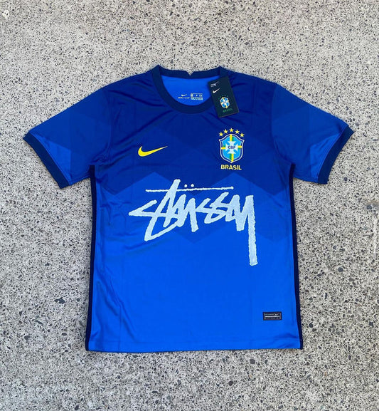 BRAZIL X STUSSY | Special Edition Jersey in "Blue"
