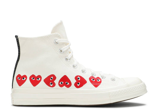 CDG X Chuck 70 HI TOP 'MULTI HEART'