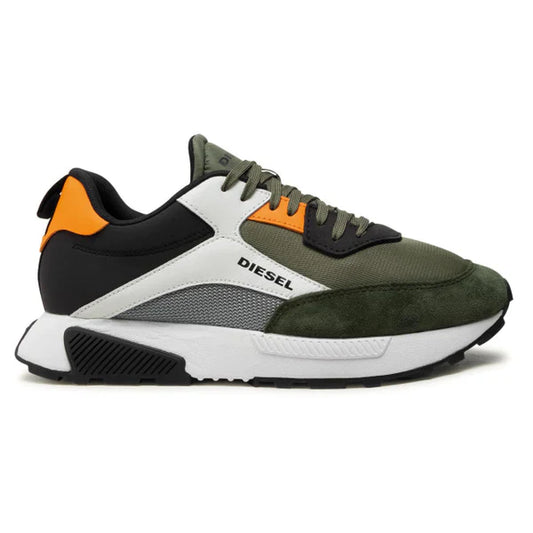 S-tyche Low Cut Military Greenstar White/Black