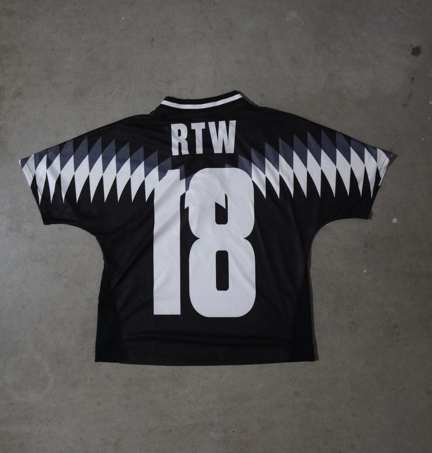 Corteiz Club RTW Football Jersey 'Black'
