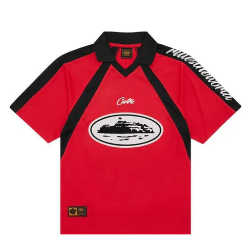 Corteiz Alcatraz Football Jersey 'Red'